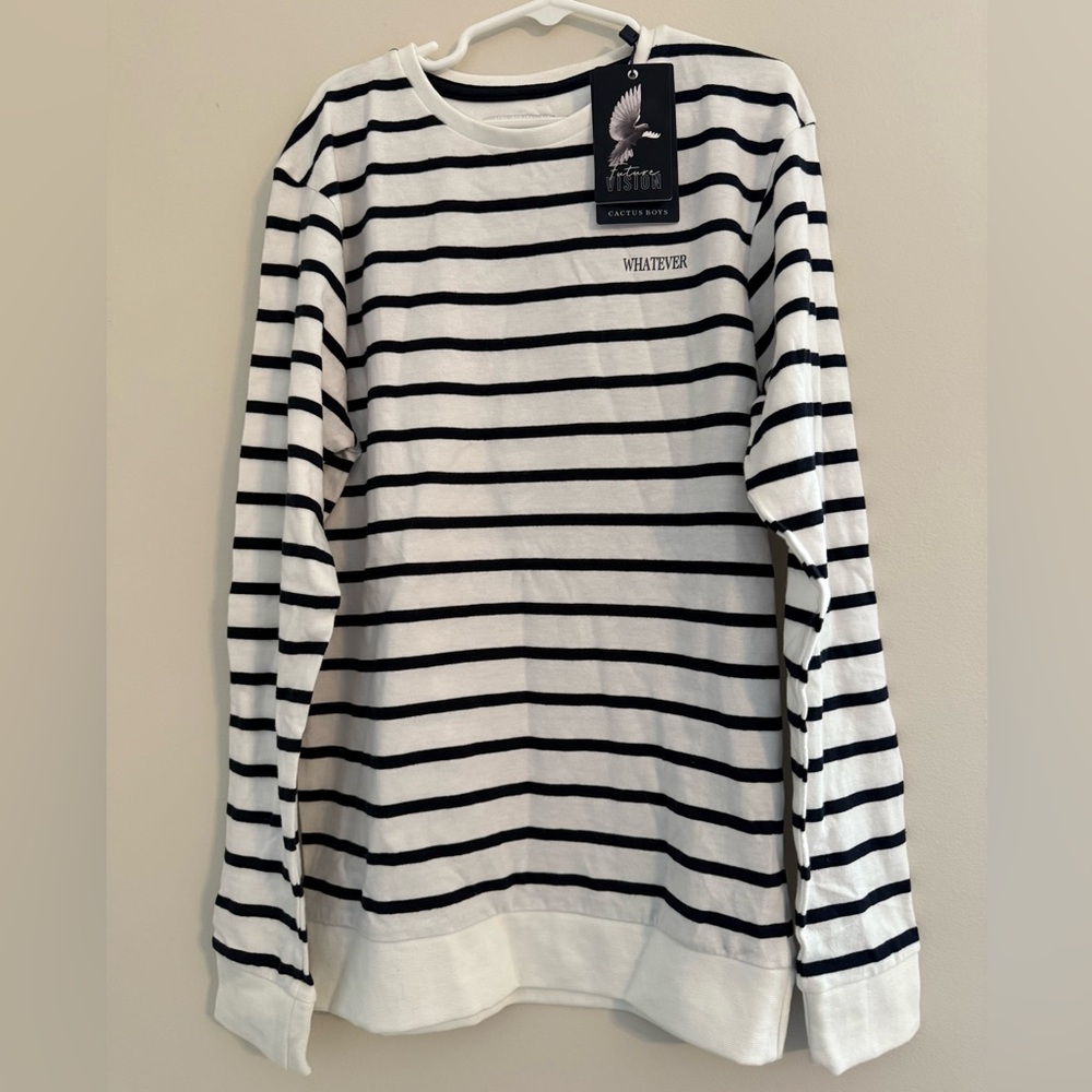 Cactus Boys Long Sleeve Striped Shirt.  Size 8.